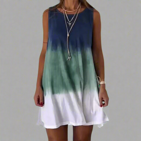 Josina | Mini-robe élégante avec dégradé de couleurs 