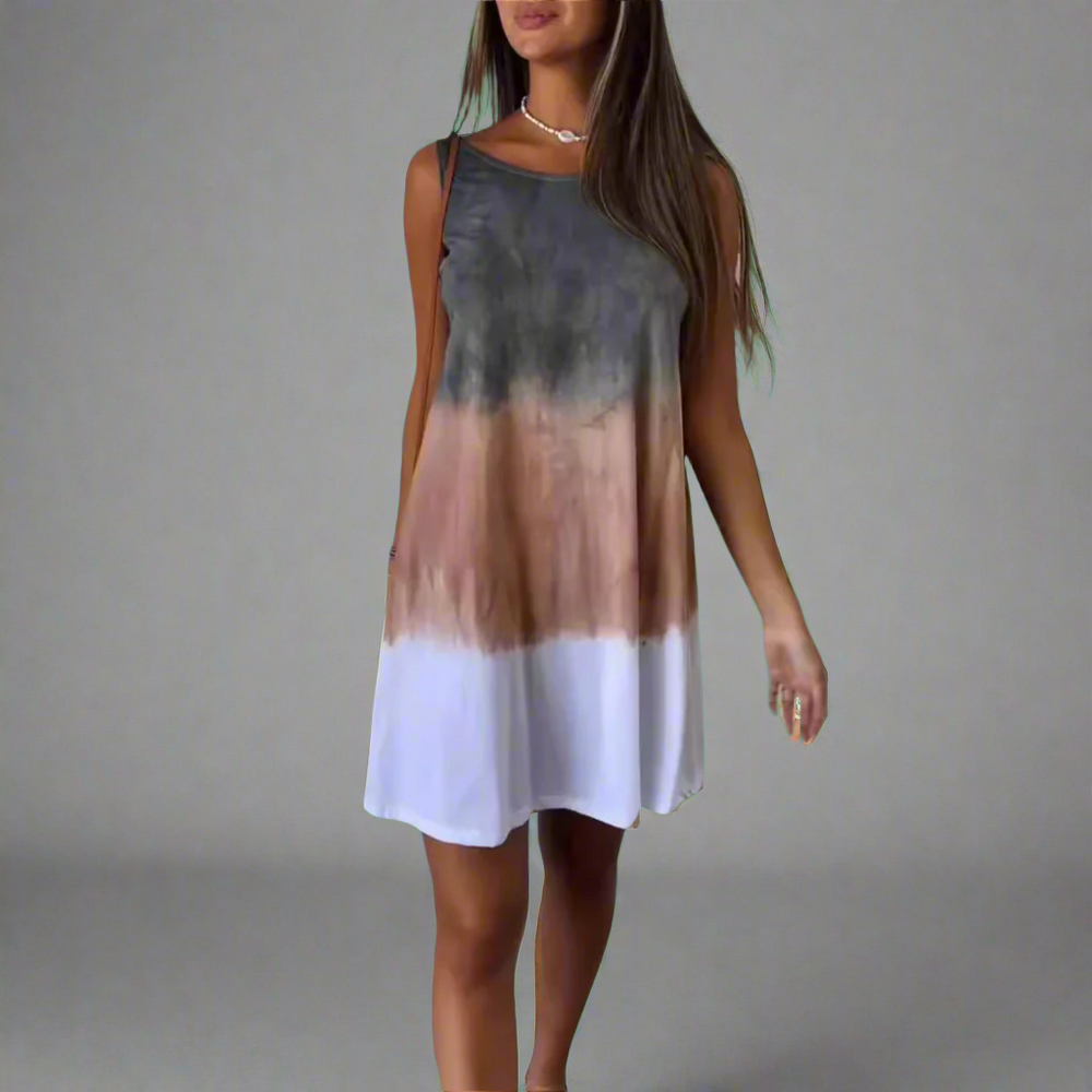 Josina | Mini-robe élégante avec dégradé de couleurs 