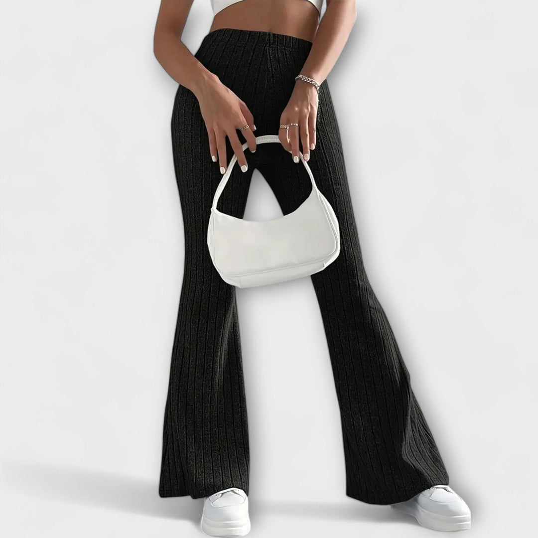 Jennifer - Pantalon évasé élégant