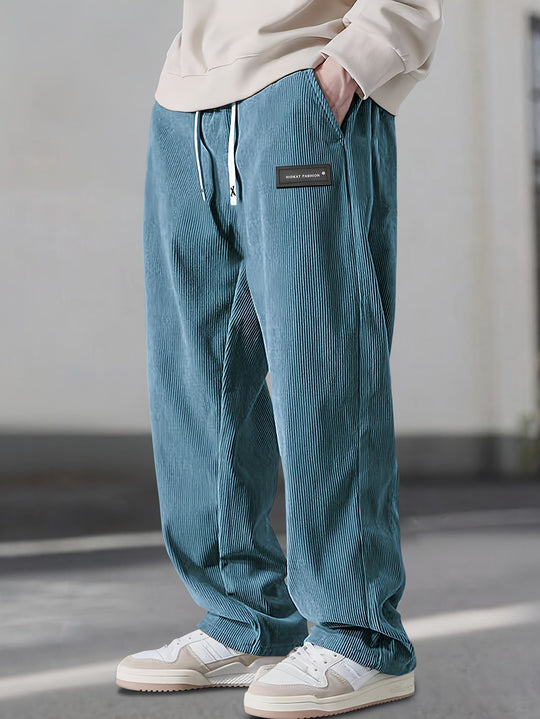 Nouvelle™ | Pantalon droit à taille coulissée avec cordon de serrage