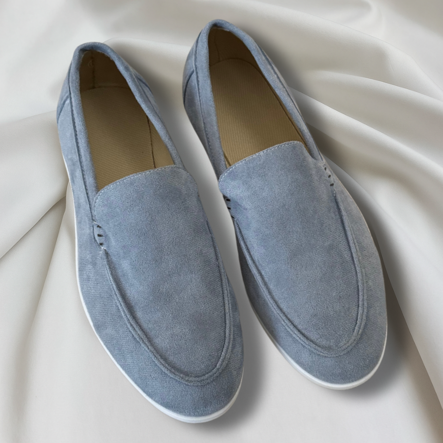 Chaussons élégants en daim