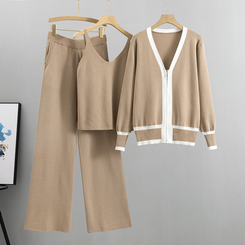 Barbara | Tenue d'automne décontractée en tricot trois pièces