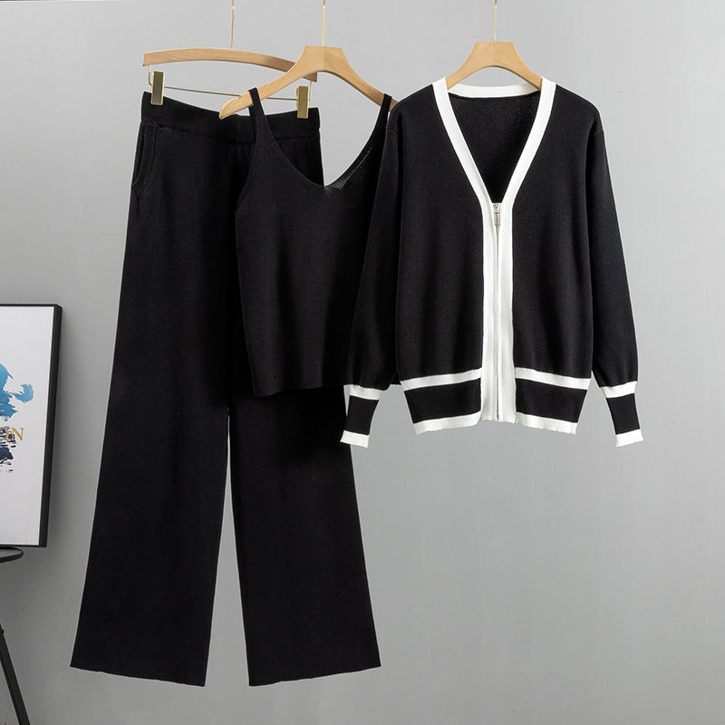 Barbara | Tenue d'automne décontractée en tricot trois pièces