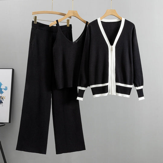Barbara | Tenue d'automne décontractée en tricot trois pièces
