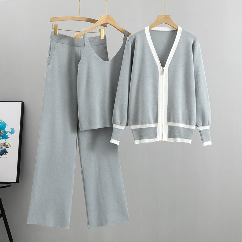 Barbara | Tenue d'automne décontractée en tricot trois pièces