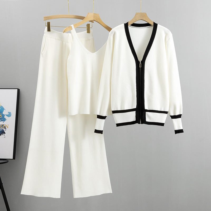 Barbara | Tenue d'automne décontractée en tricot trois pièces