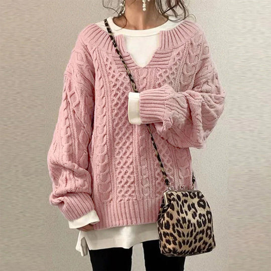 Sofia - Pull Hivernal Torsadé