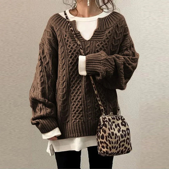 Sofia - Pull Hivernal Torsadé