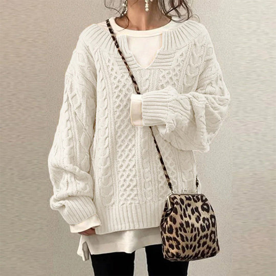 Sofia - Pull Hivernal Torsadé