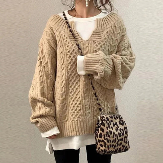 Sofia - Pull Hivernal Torsadé