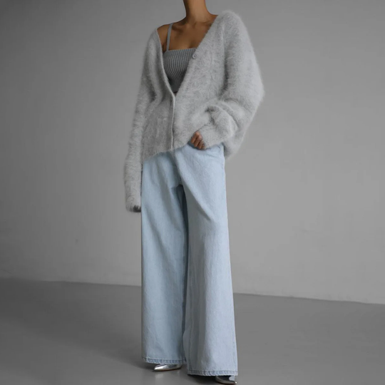 Dahlia - Cardigan Oversize Élégant