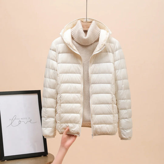Clémence™ – Doudoune légère imperméable avec capuche