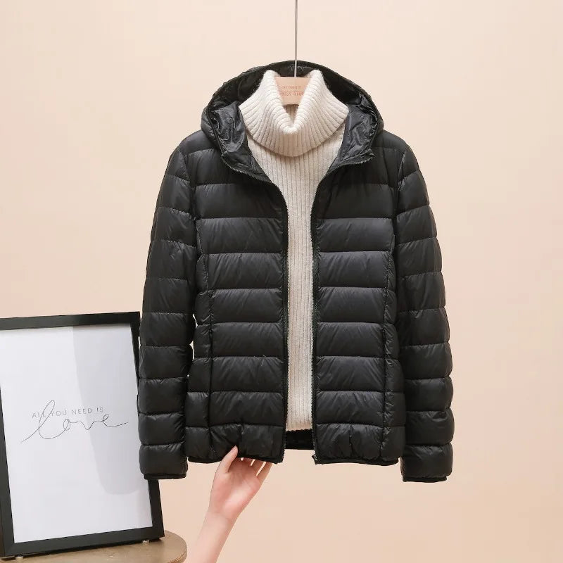 Clémence™ – Doudoune légère imperméable avec capuche
