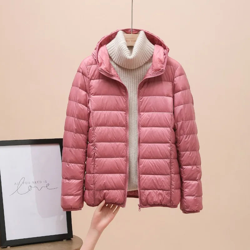 Clémence™ – Doudoune légère imperméable avec capuche