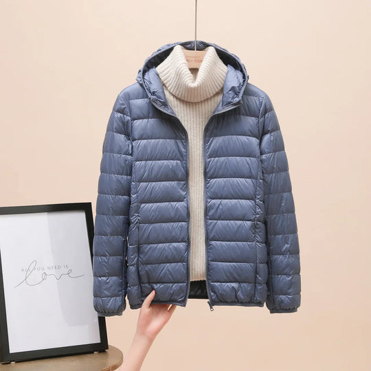 Clémence™ – Doudoune légère imperméable avec capuche