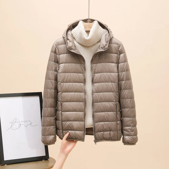 Clémence™ – Doudoune légère imperméable avec capuche
