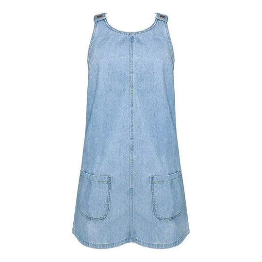 Sofia - Robe D'été Denim Pratique