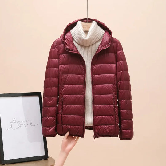 Clémence™ – Doudoune légère imperméable avec capuche
