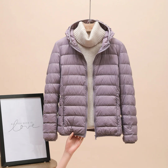 Clémence™ – Doudoune légère imperméable avec capuche