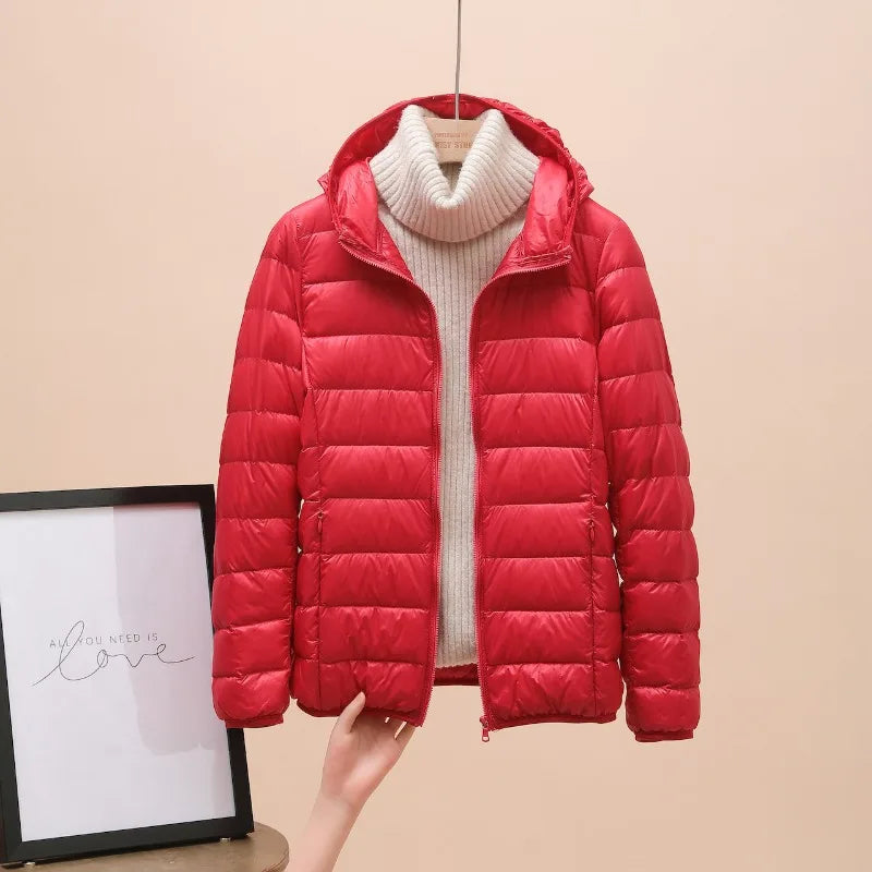 Clémence™ – Doudoune légère imperméable avec capuche