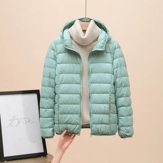 Clémence™ – Doudoune légère imperméable avec capuche