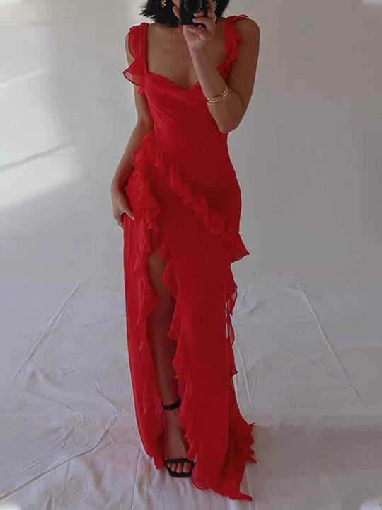 Robe à volants Romina