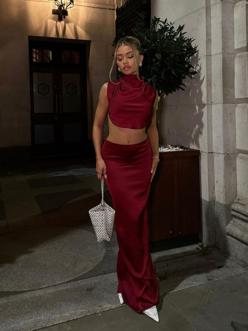 Ensemble satin crème au beurre Marielle