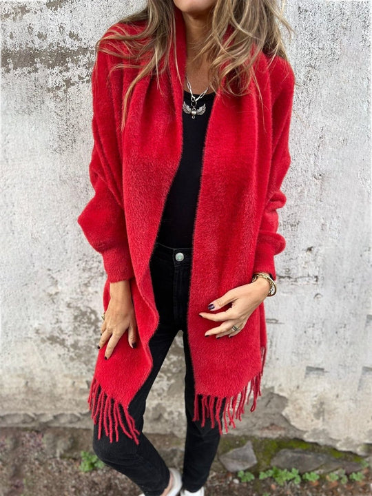 Alina | Pull cache-cœur élégant à manches longues