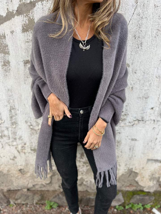 Alina | Pull cache-cœur élégant à manches longues
