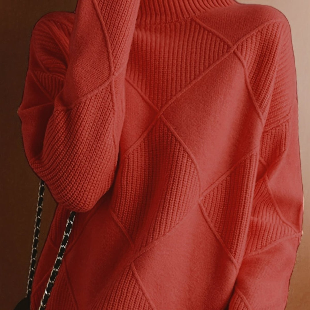 Ameline | Pull en maille à col montant