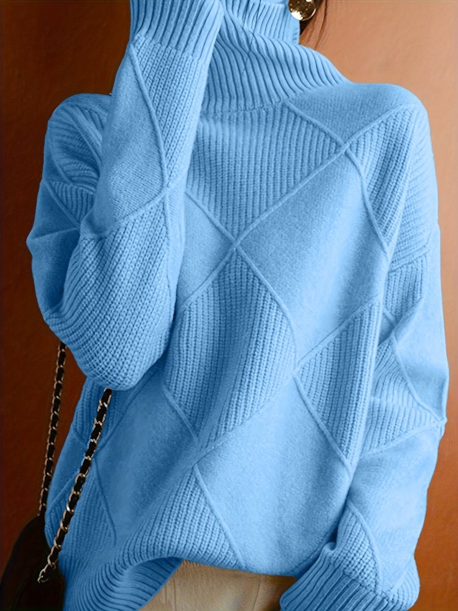 Ameline | Pull en maille à col montant