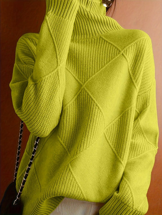 Ameline | Pull en maille à col montant