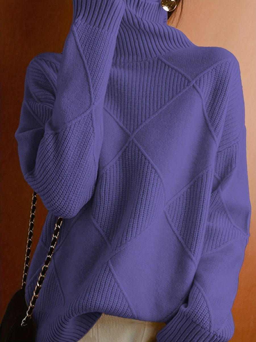 Ameline | Pull en maille à col montant