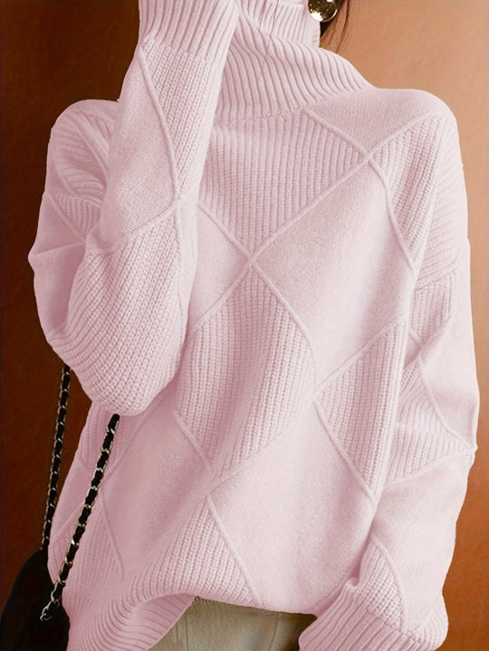 Ameline | Pull en maille à col montant