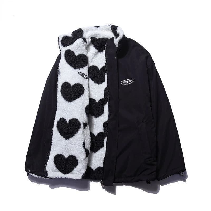 Anni | Manteau cœur double face - collection unique