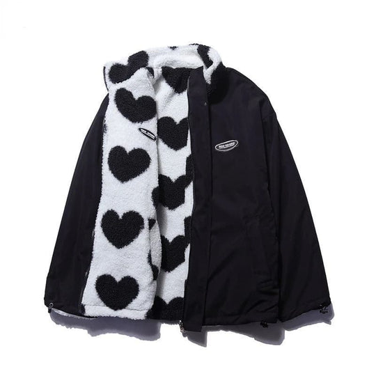 Anni | Manteau cœur double face - collection unique