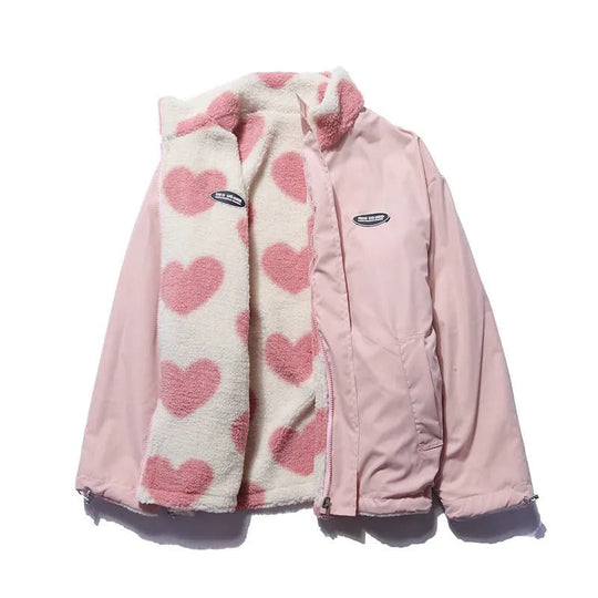 Anni | Manteau cœur double face - collection unique