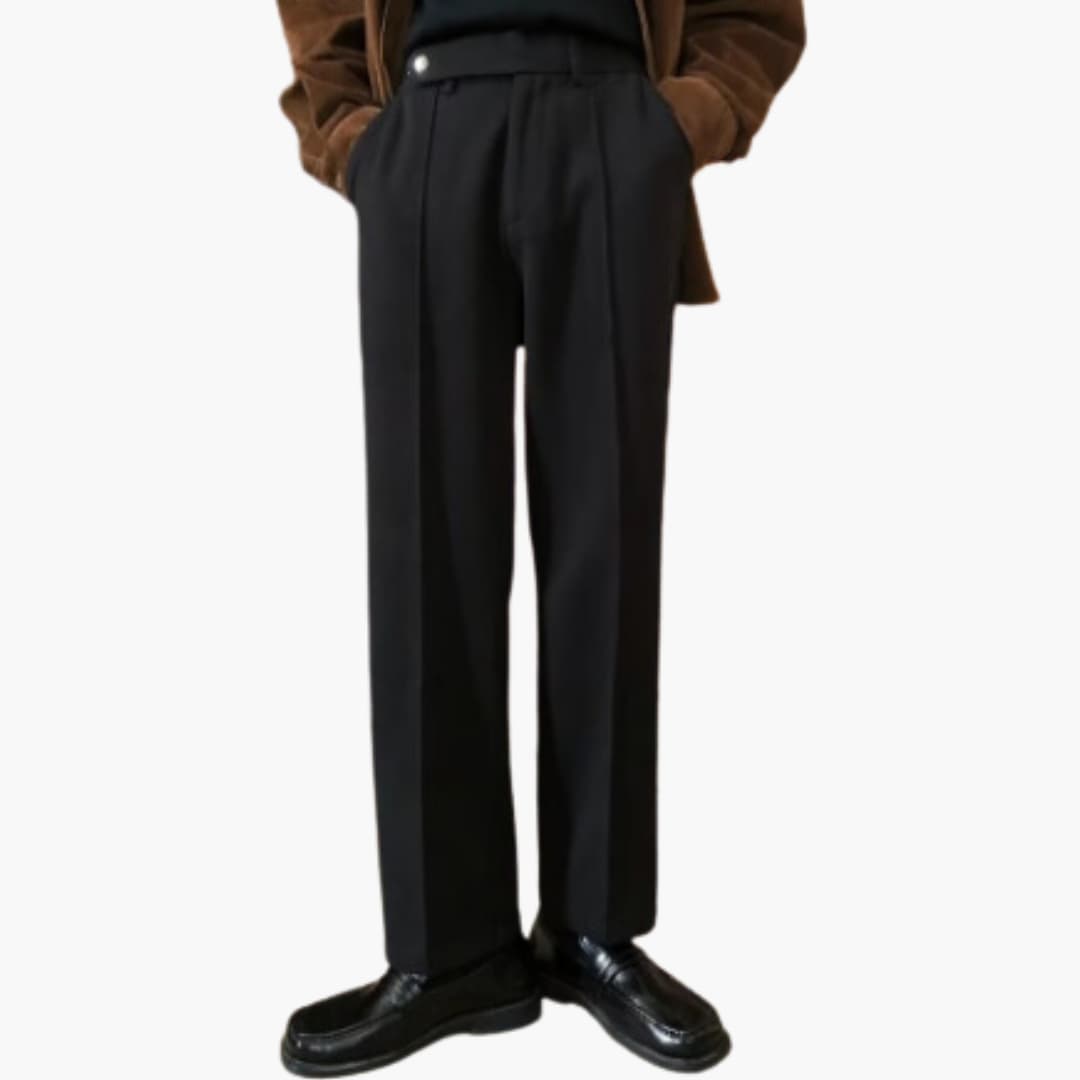 Anton | Pantalon tailleur à chevrons