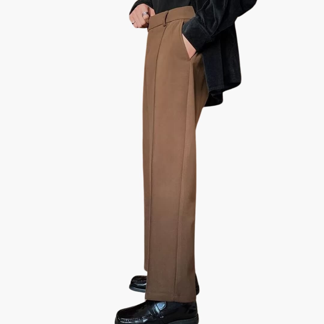 Anton | Pantalon tailleur à chevrons