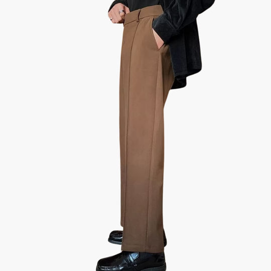 Anton | Pantalon tailleur à chevrons