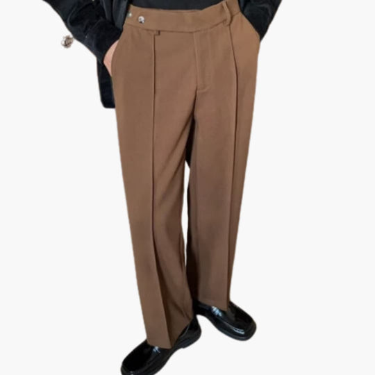 Anton | Pantalon tailleur à chevrons