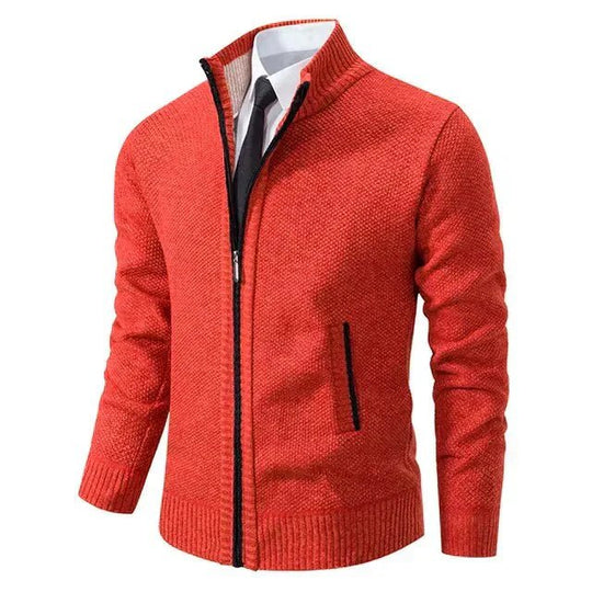 Anton | Pull tricoté avec fermeture éclair et taille
