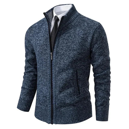 Anton | Pull tricoté avec fermeture éclair et taille