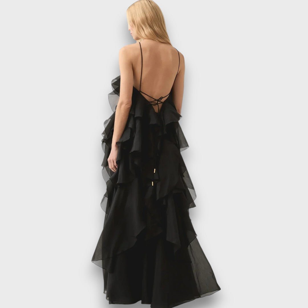 Arvella – Robe dos nu à volants