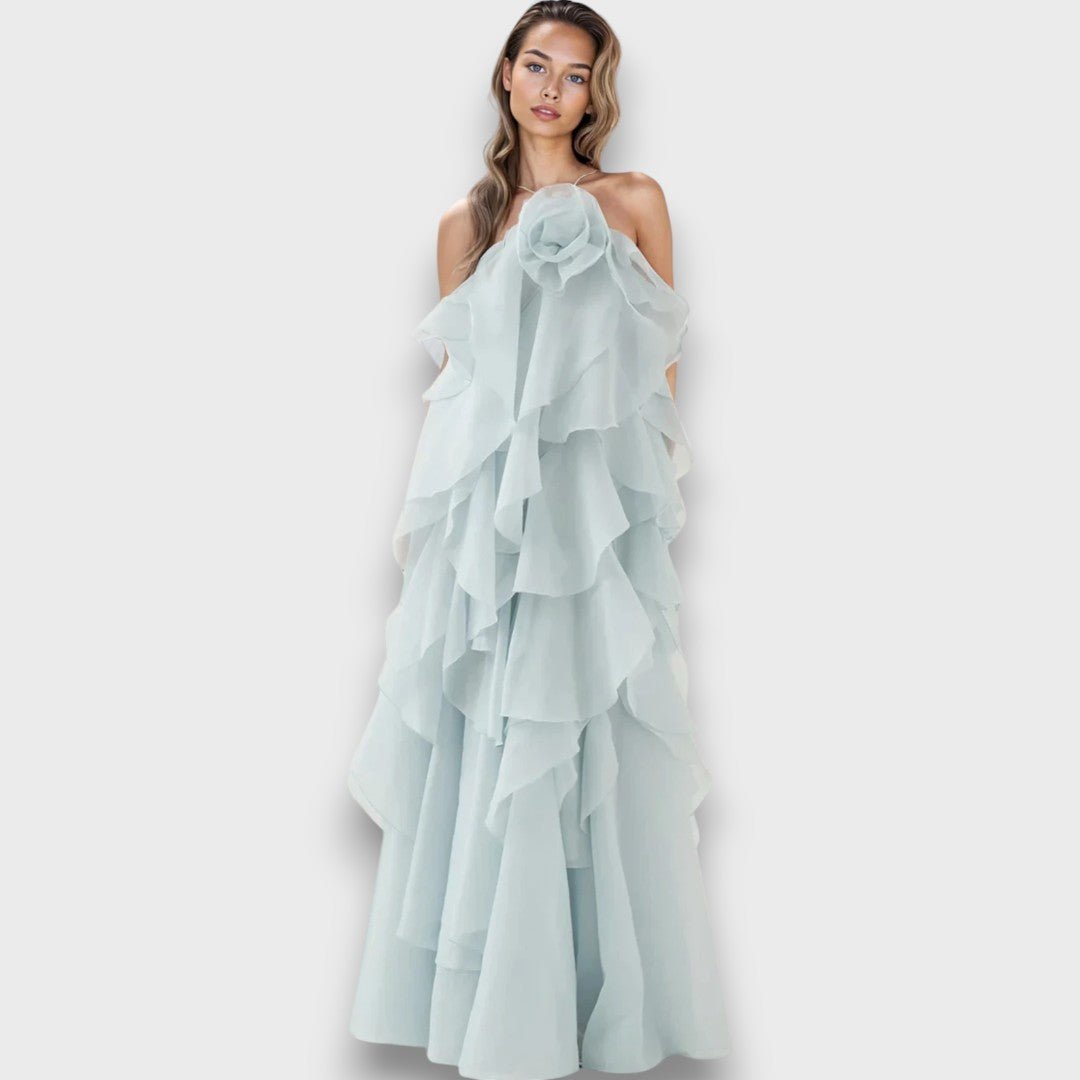 Arvella – Robe dos nu à volants