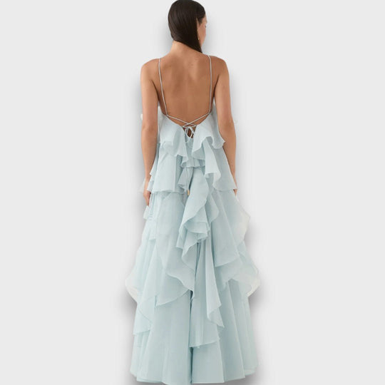 Arvella – Robe dos nu à volants