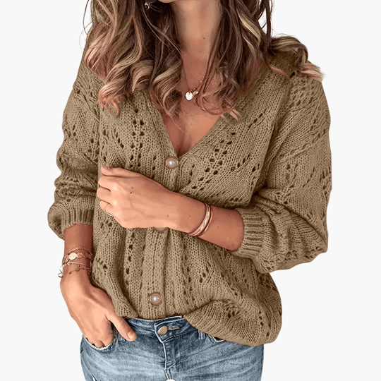 Astrid | Cardigan à boutons 