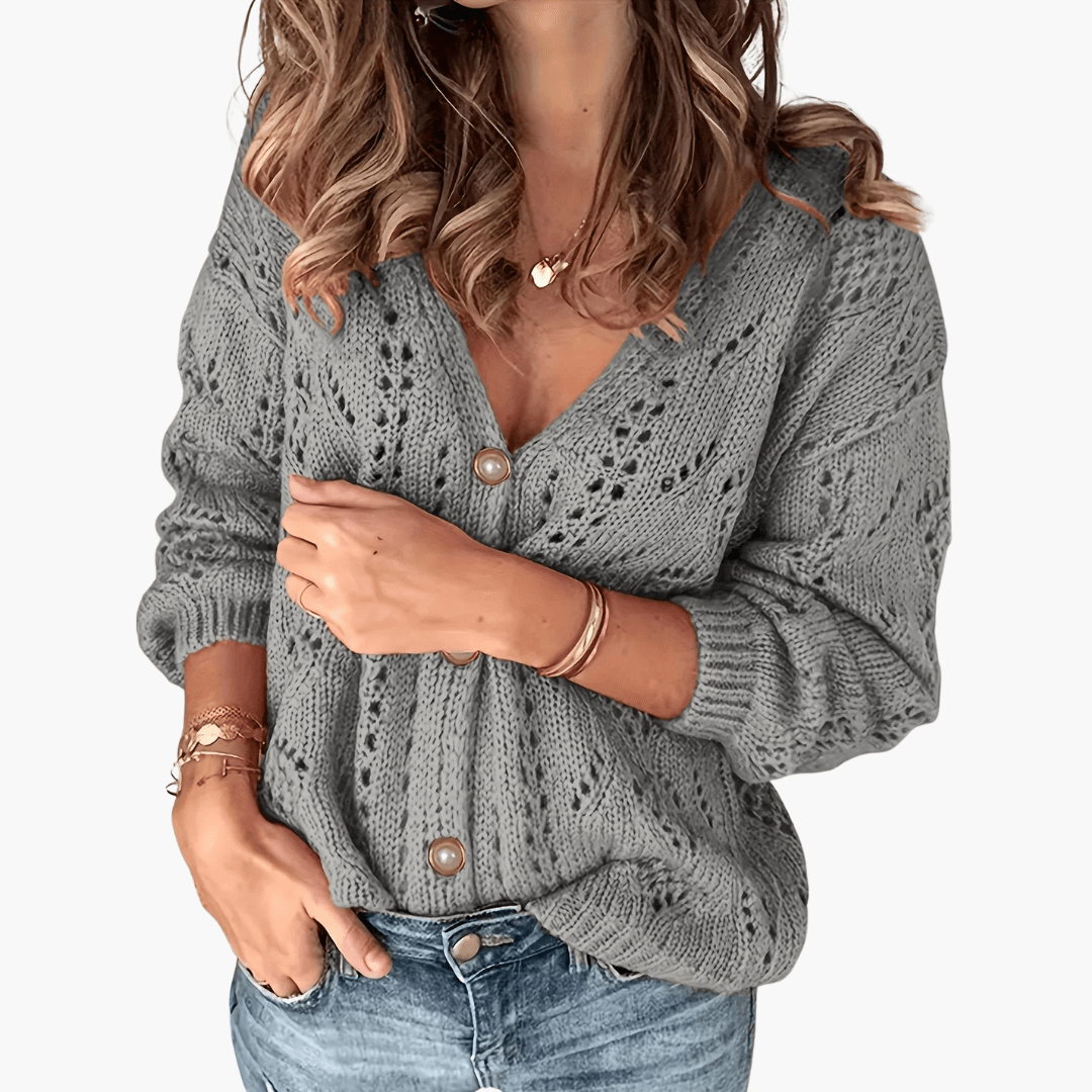 Astrid | Cardigan à boutons 