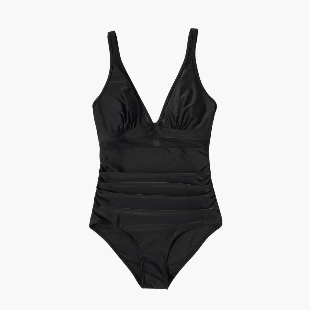 Maillot de bain en maille pour femme – une pièce sexy taille haute