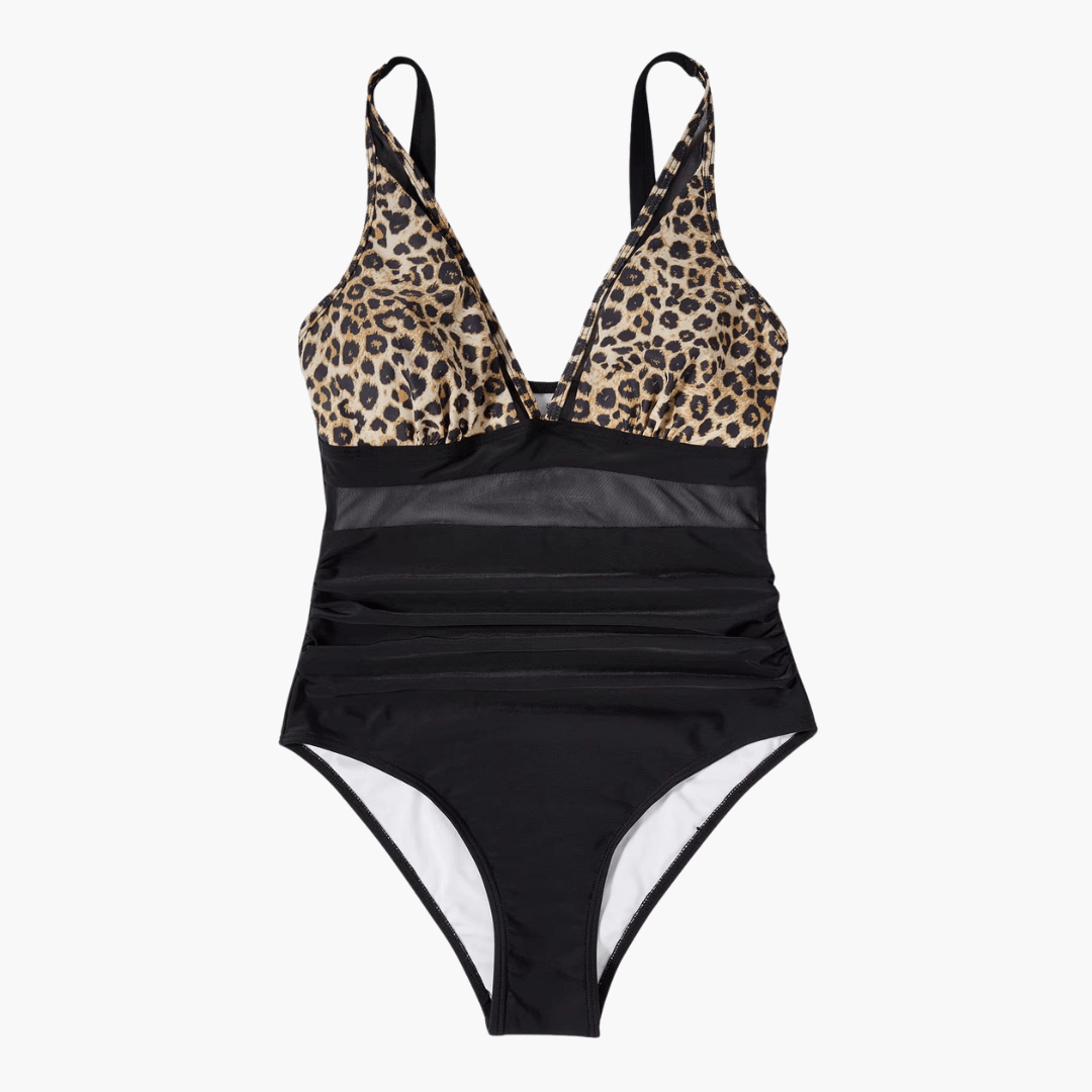 Maillot de bain en maille pour femme – une pièce sexy taille haute